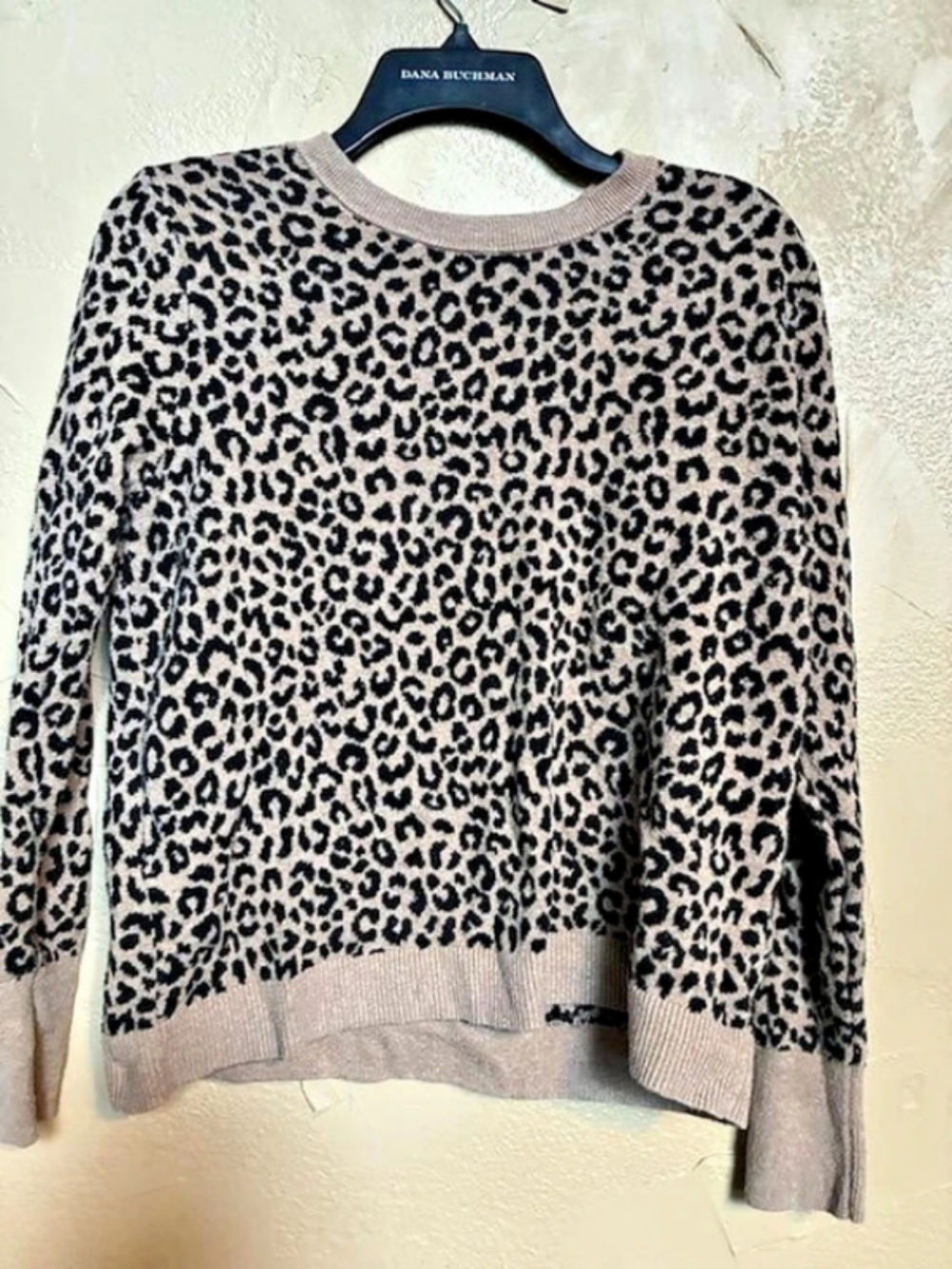 A New day Leopard Print Crewneck Sweater